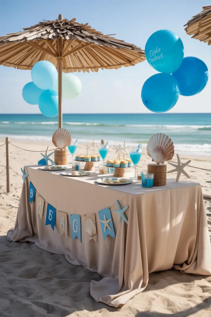 Beach Day Baby Shower Theme