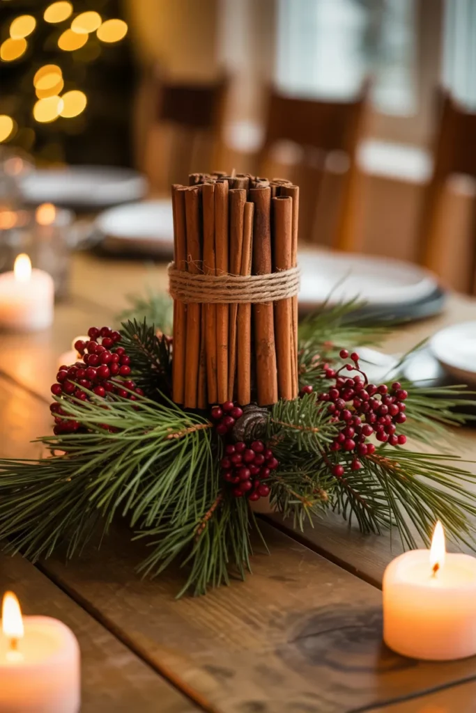 Cinnamon Stick Centerpieces