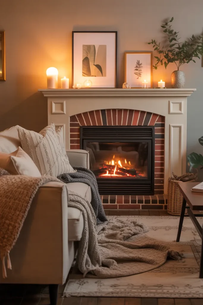 Create a Cozy Fireplace Focal Point