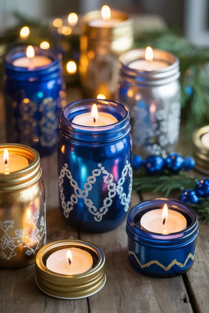 DIY Hanukkah Candle Holders