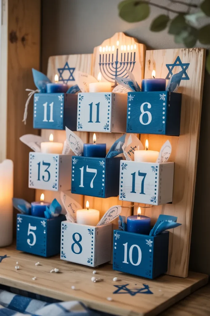  DIY Hanukkah Window Clings