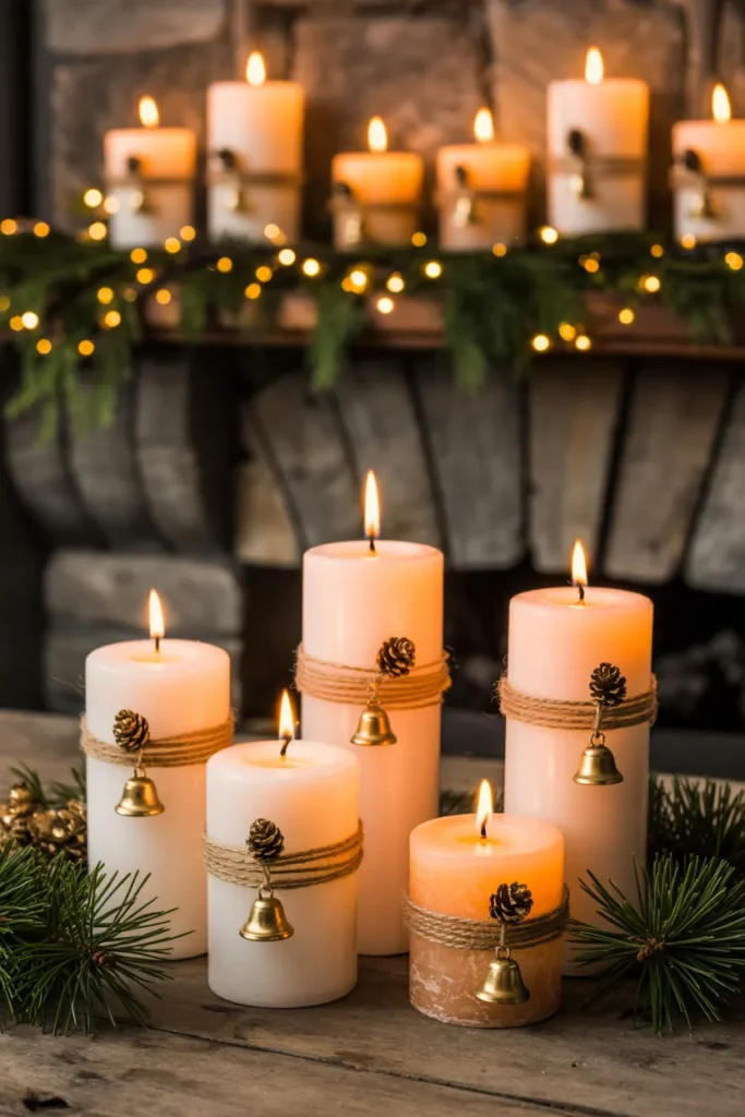 DIY Holiday Candles