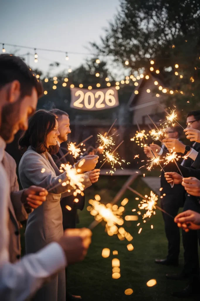 DIY Sparkler Display