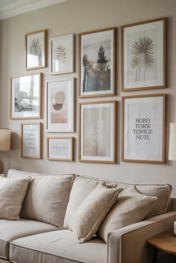 Decorate with Soft Wall Art and Frames