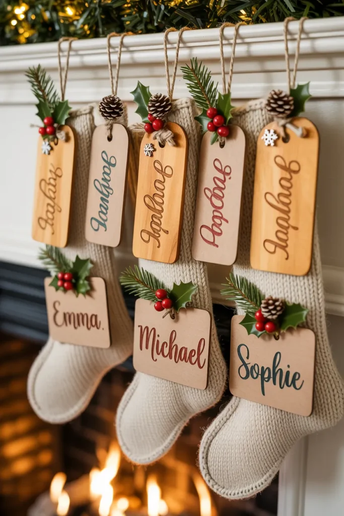 Handmade Stocking Tags