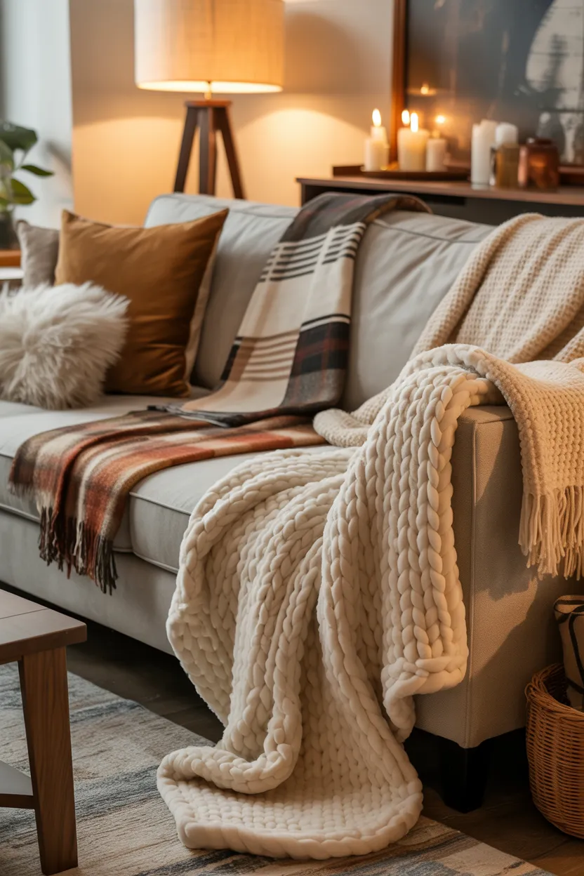 Layer Soft Throw Blankets for Instant Warmth