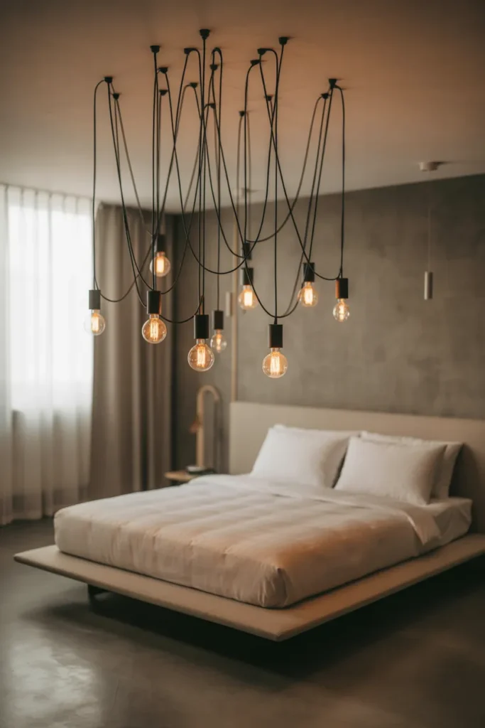 Layered Pendant Clusters