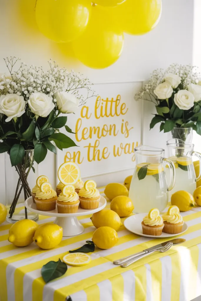  Lemon Sunshine Baby Shower