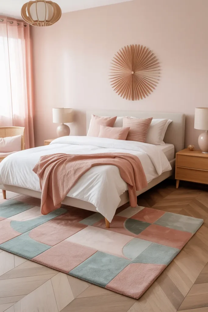 Pastel Rugs to Tie the Room Together
