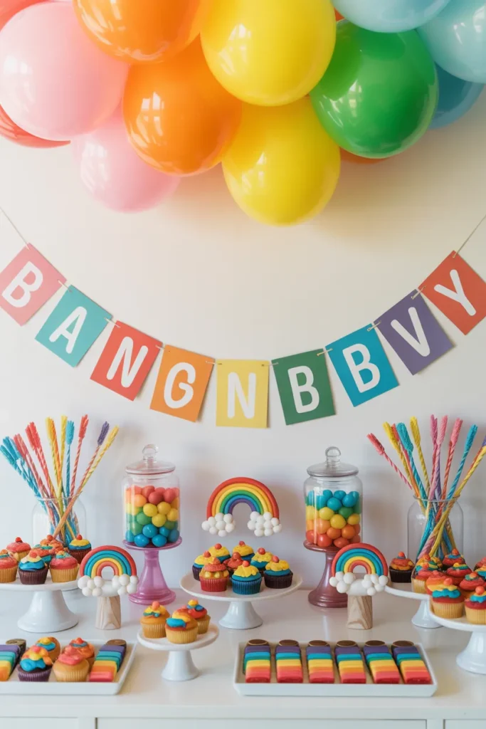 Rainbow Summer Baby Shower