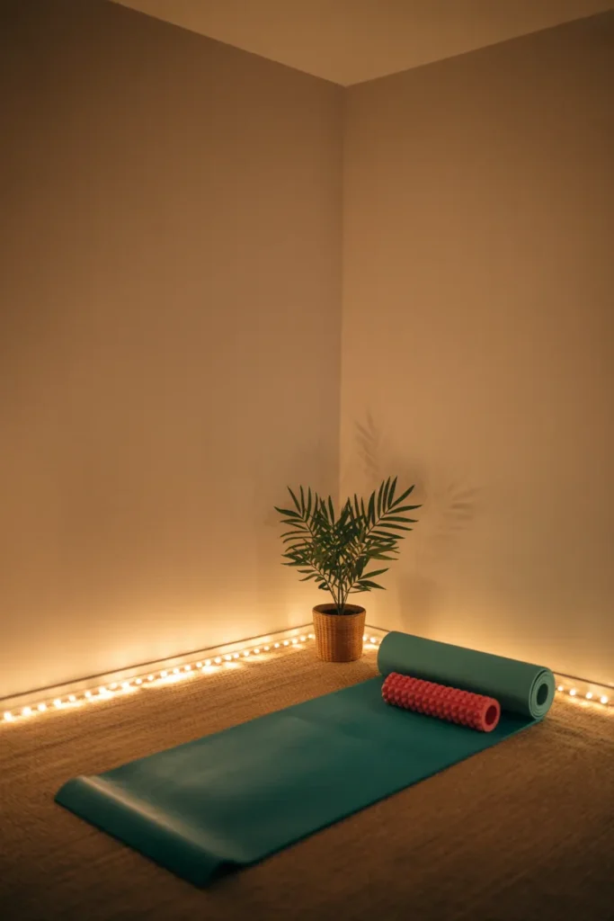 Small Yoga and Stretching Zone