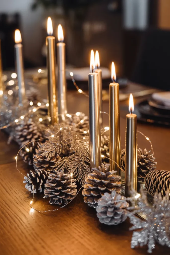 Sparkling Table Centerpieces