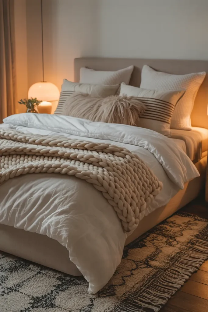 Style a Cozy Bedroom with Layered Bedding