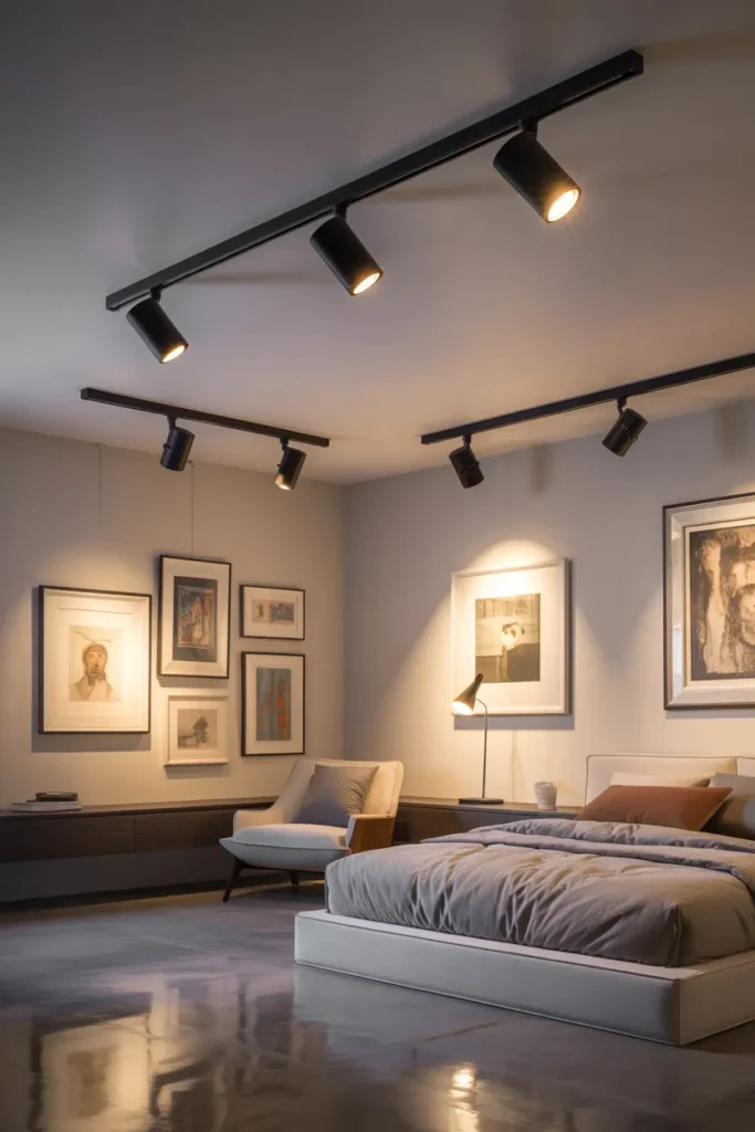 Track Lighting for Adjustable Ambiance