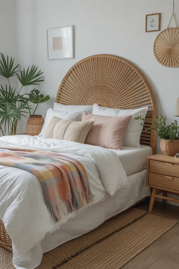 Woven Headboards for Natural Texture