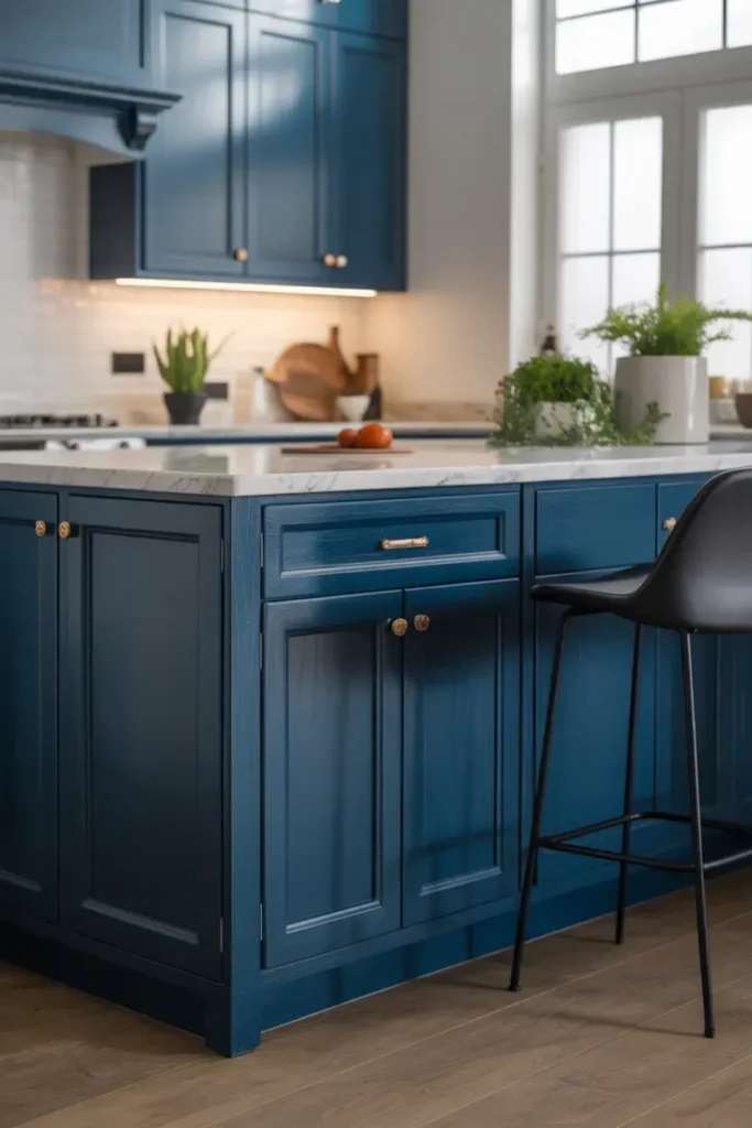 Bold Colored Cabinets