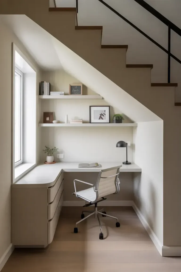 Built-In Desk Space