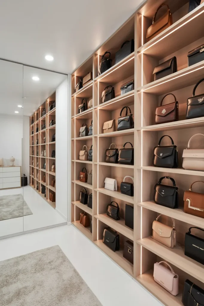 Built-In Purse Nooks
