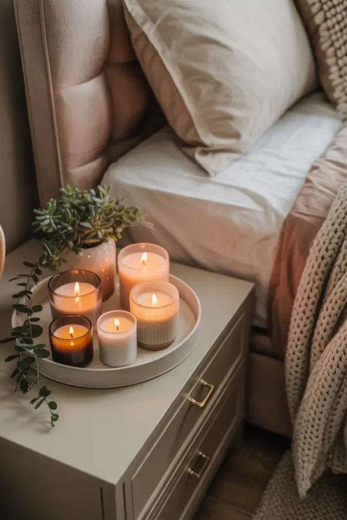 Candle-Styled Nightstand