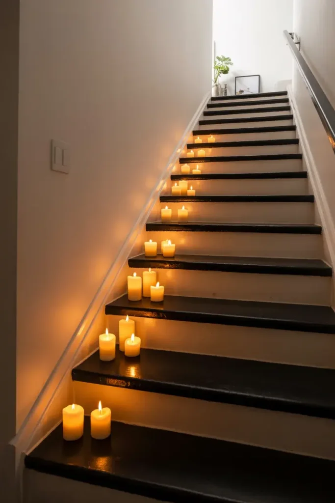 Candle-lit Staircase