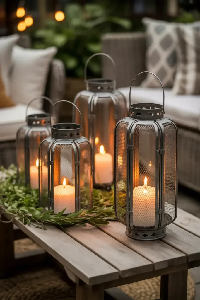 Candles in Lanterns