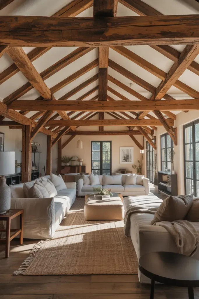 Exposed Wood Beams
