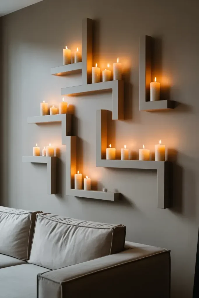 Floating Candle Wall Art