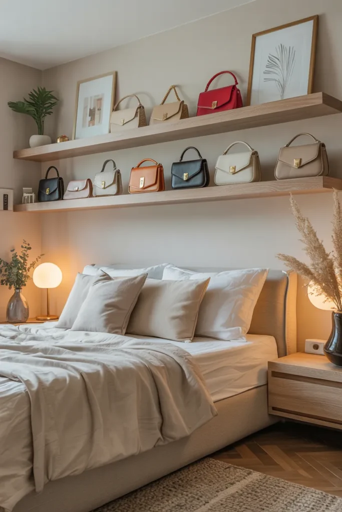 Floating Shelves for Purses