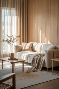Light Wood Paneling with Neutral Tones