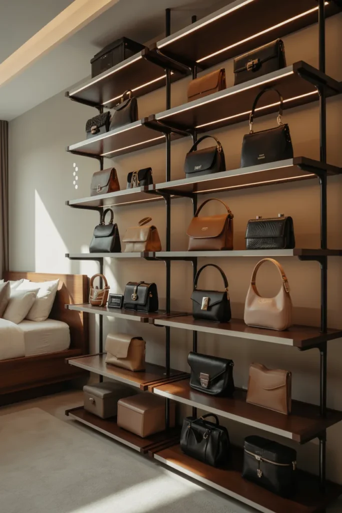 Modular Purse Shelving Units