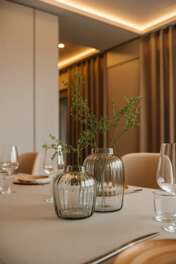 Simple Glassware Decor