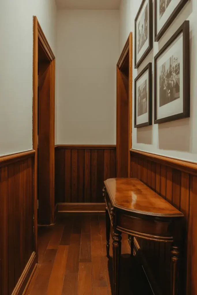 Two-Tone Wood Paneling