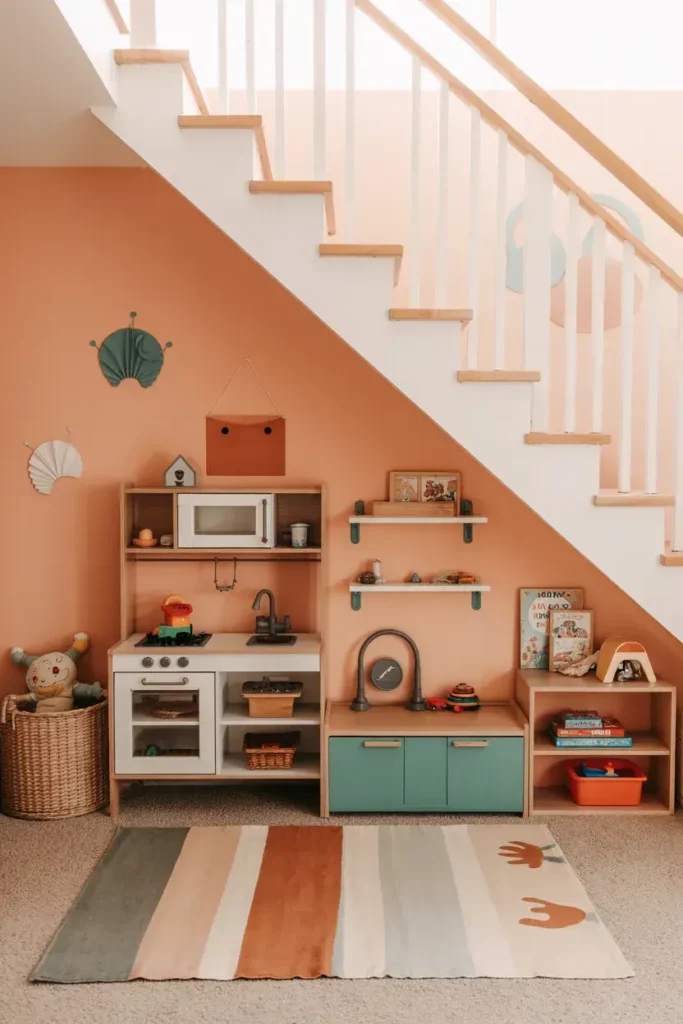 Under-Stairs Kids’ Play Area