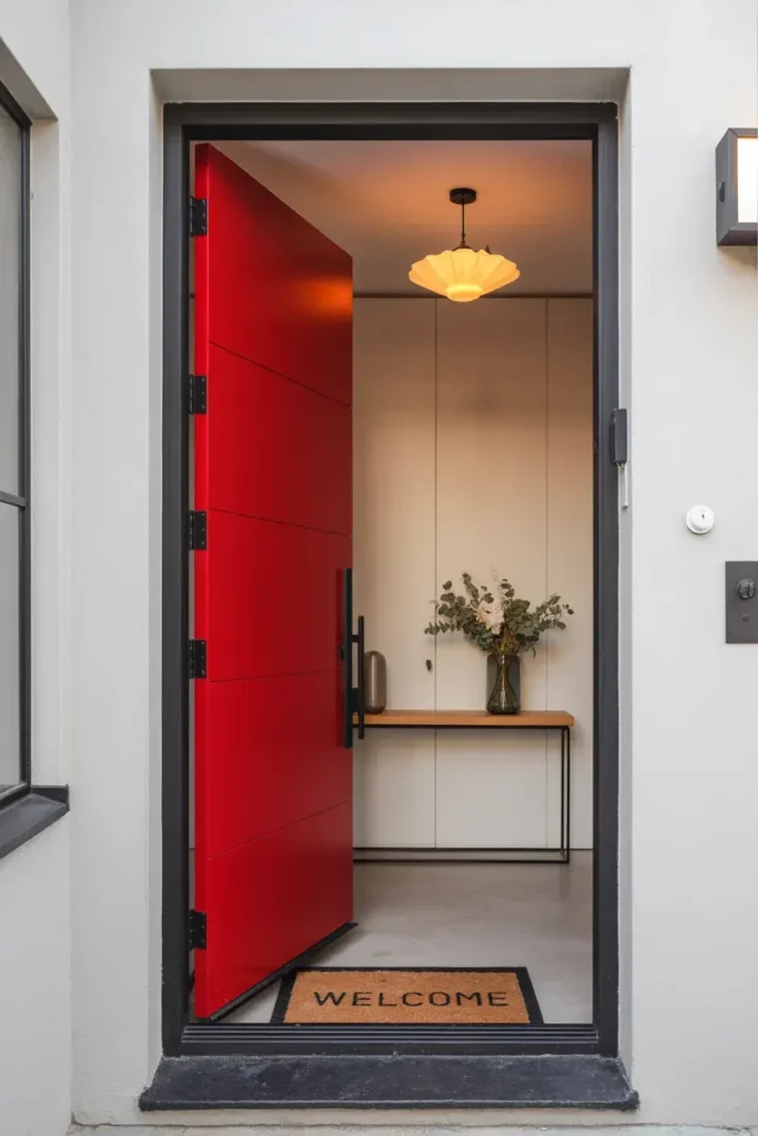 Vibrant Painted Doors
