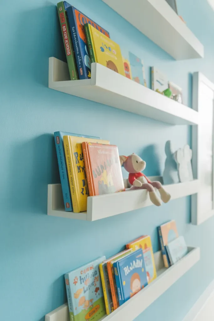 Floating Book Ledges