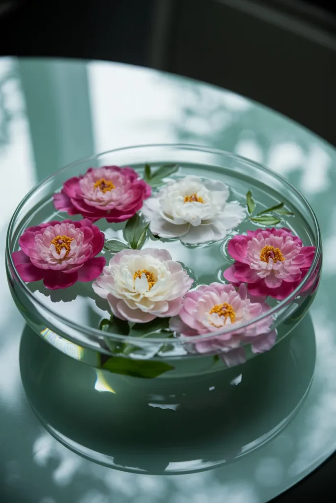 Floating Floral Bowls