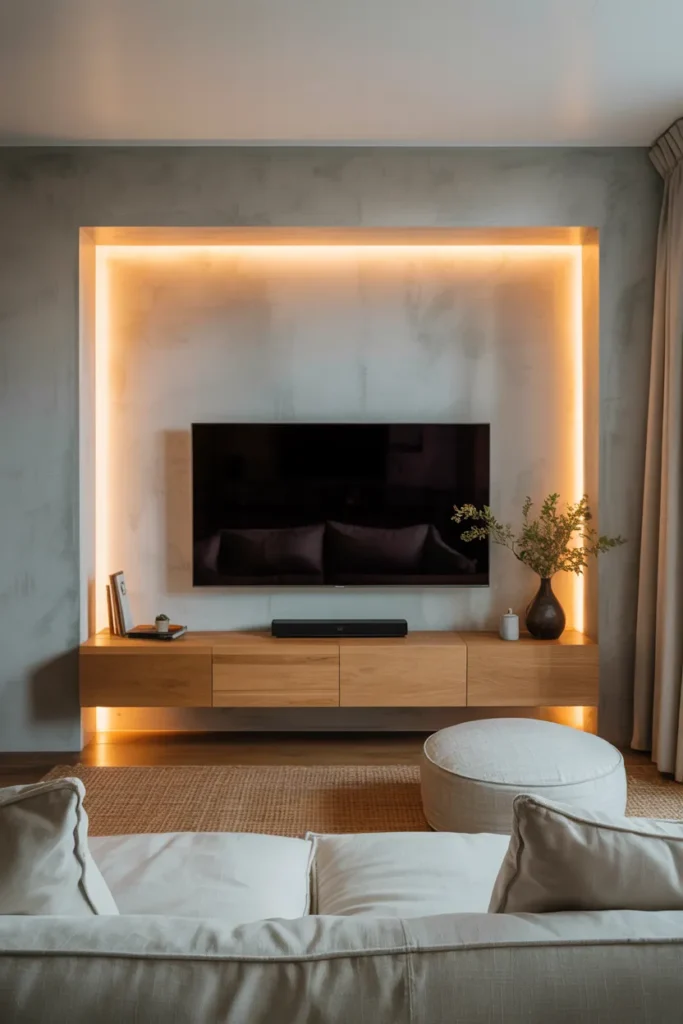 Floating Media Consoles