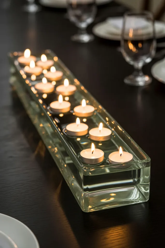 Floating Tea Light Glass