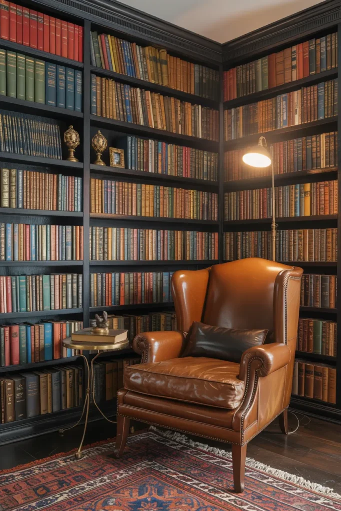 Floor-to-Ceiling Bookshelves