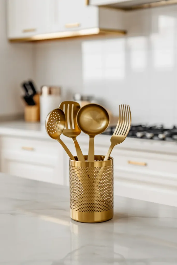 Gold Kitchen Utensils