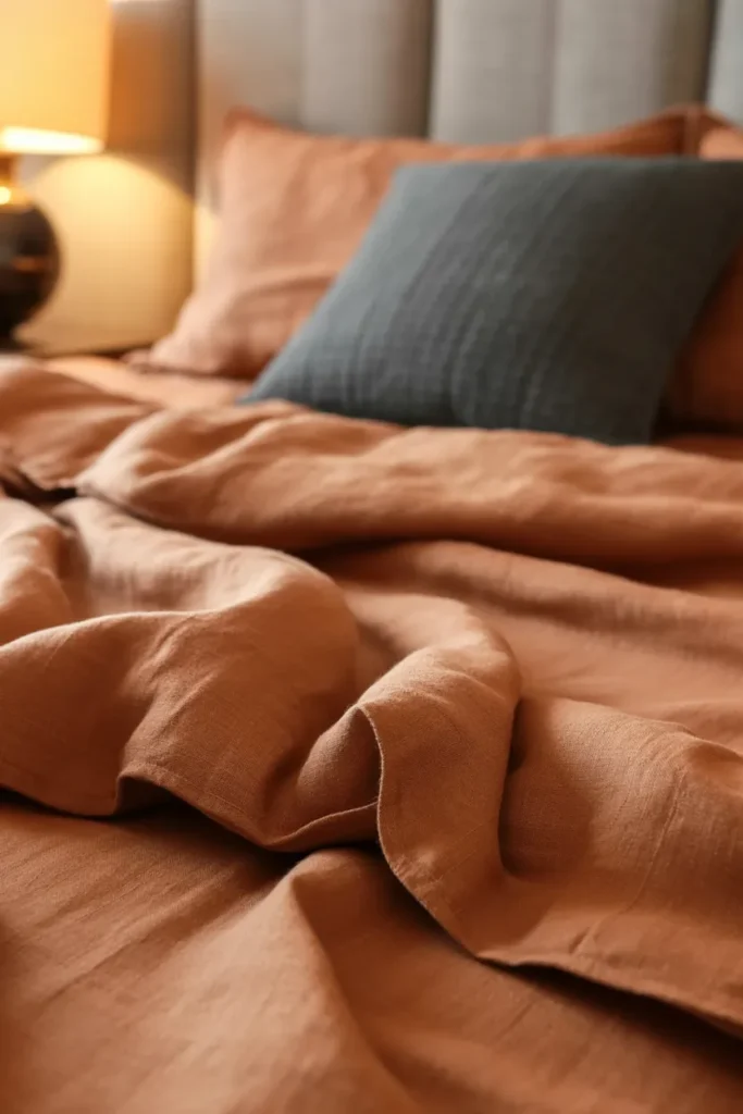 Muted Terracotta Linens