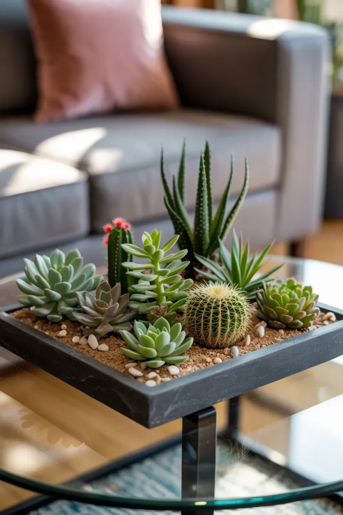Potted Succulent Garden