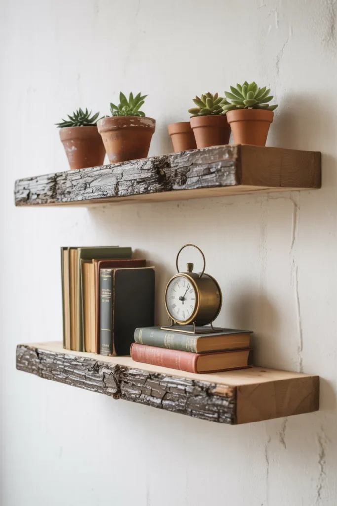 Reclaimed Wood Shelving