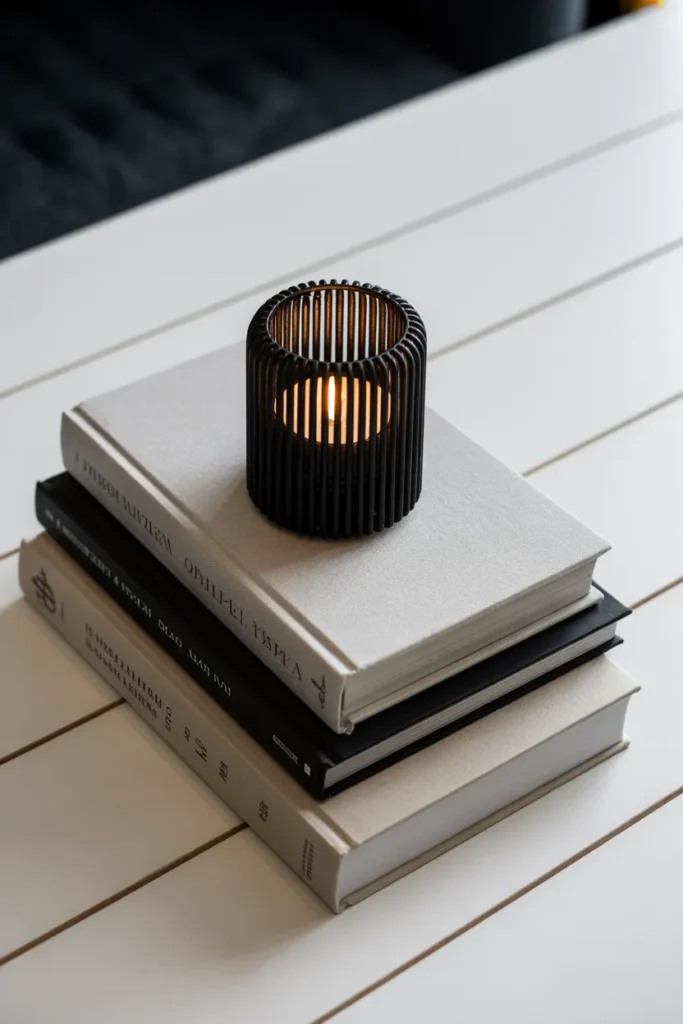 Stacked Book Pedestals