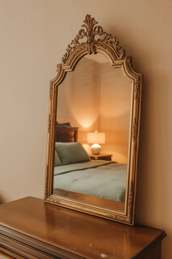 Thrifted Gold Mirrors