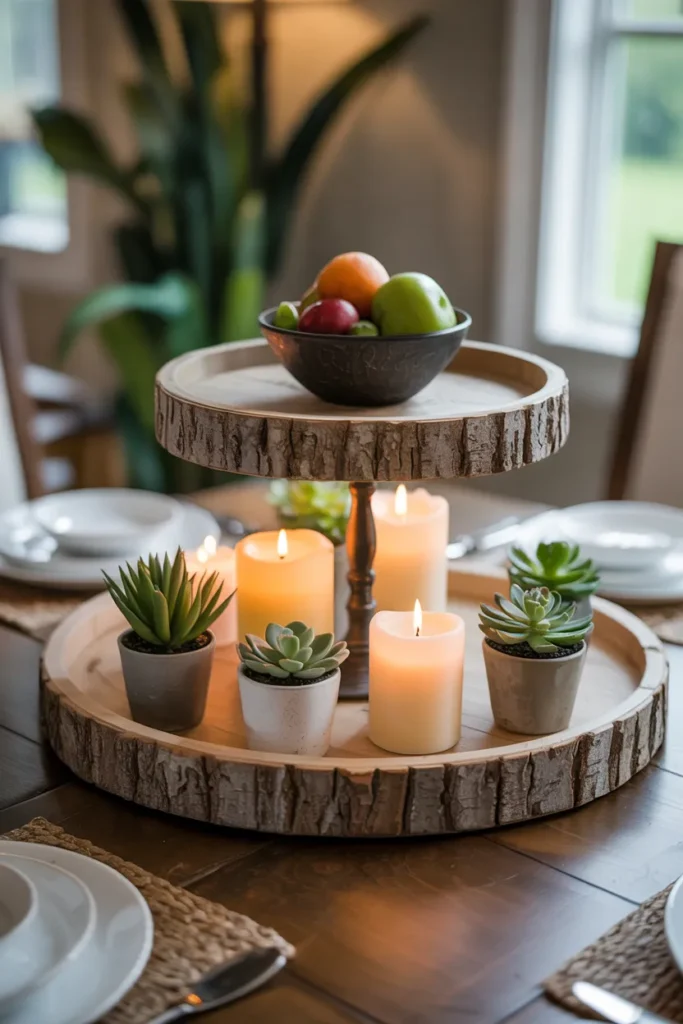 Tiered Wood Trays