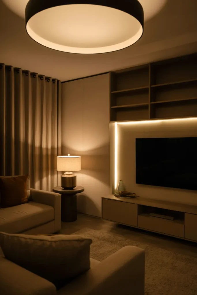 Warm Layered Lighting