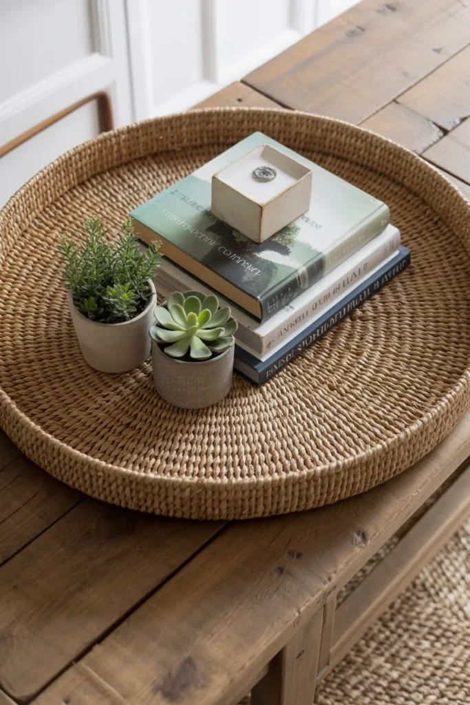 Woven Baskets Display
