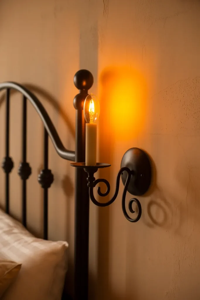 Wrought Iron Sconces