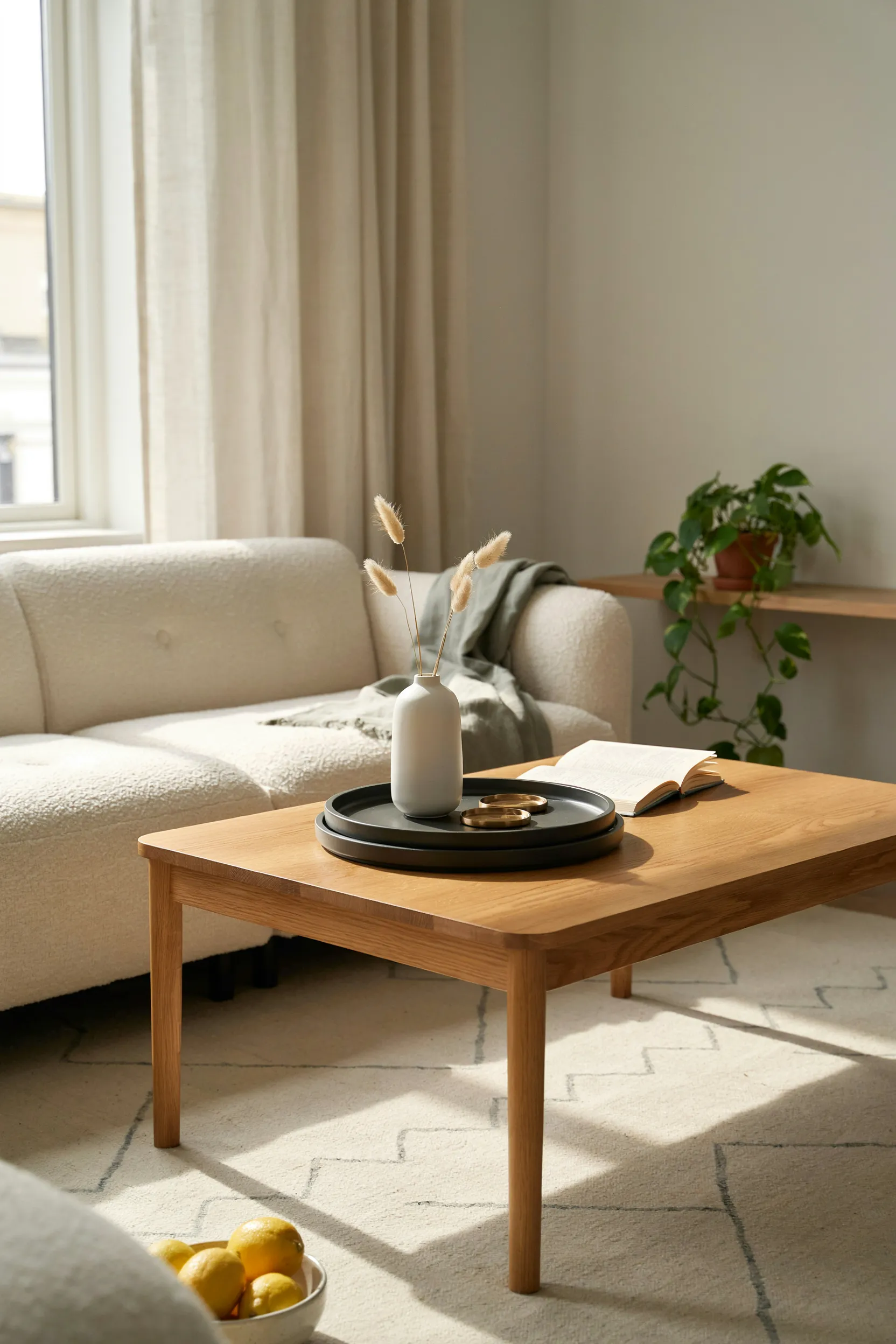 layered round trays